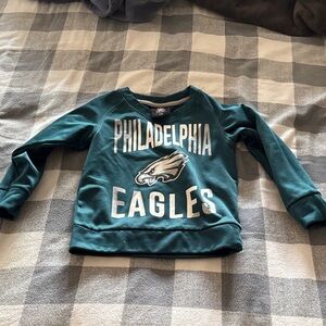NFL Philadelphia Eagles Kids fleece lined long sleeve shirt - Teal